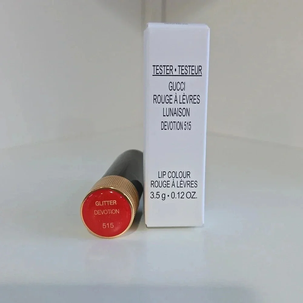 New Gucci Lipstick Tester-515 Glitter Devotion